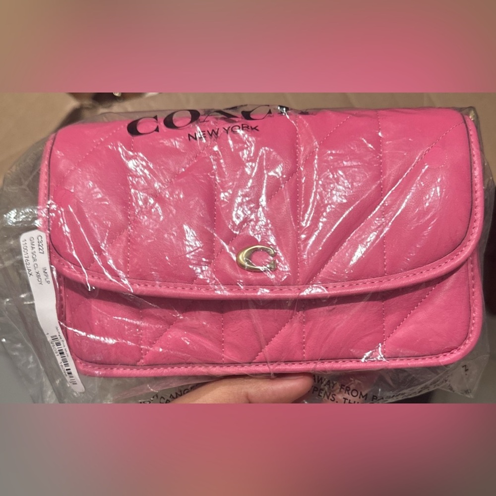 Coach Qulited Hayden Crossbody Petunia Pink Handbag